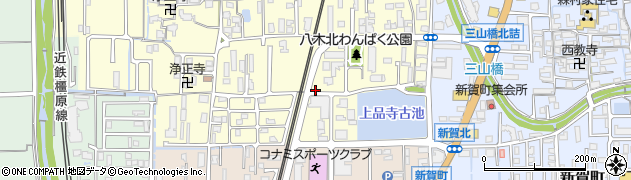 奈良県橿原市上品寺町533周辺の地図