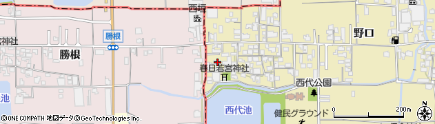 奈良県大和高田市野口698周辺の地図