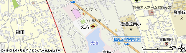 スーパードラッグイレブン　堺草尾店周辺の地図