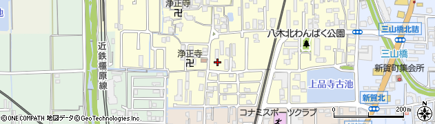 奈良県橿原市上品寺町79-2周辺の地図