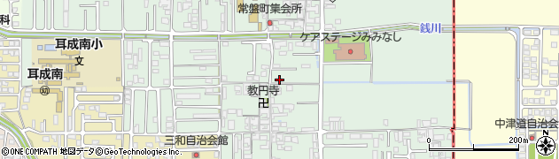 奈良県橿原市常盤町76周辺の地図