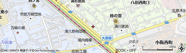 株式会社新関西周辺の地図