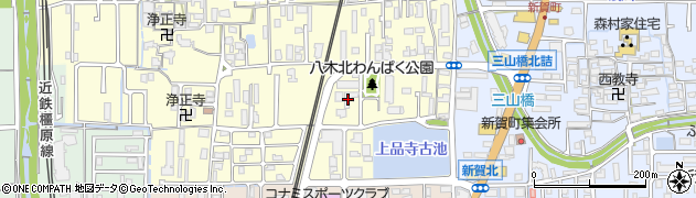 奈良県橿原市上品寺町528周辺の地図