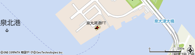 阪九フェリー株式会社　旅客予約専用周辺の地図