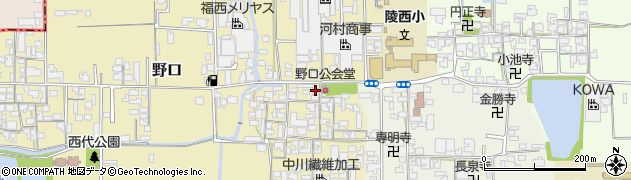 奈良県大和高田市野口153周辺の地図