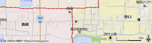 奈良県大和高田市野口696周辺の地図