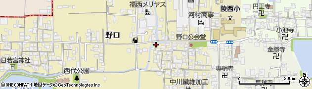 奈良県大和高田市野口165周辺の地図