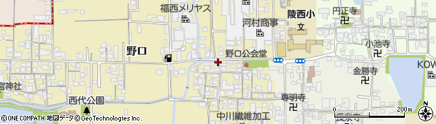 奈良県大和高田市野口166周辺の地図