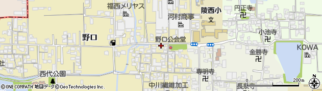奈良県大和高田市野口167周辺の地図