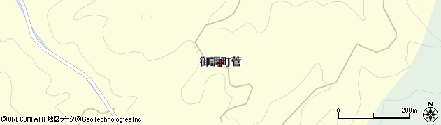 広島県尾道市御調町菅周辺の地図