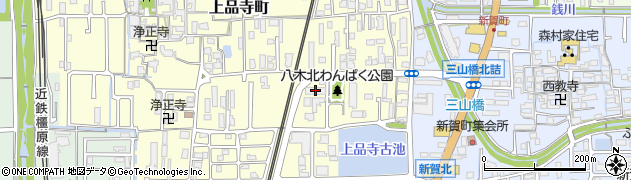 奈良県橿原市上品寺町527周辺の地図