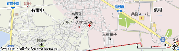 三重県多気郡明和町蓑村34周辺の地図