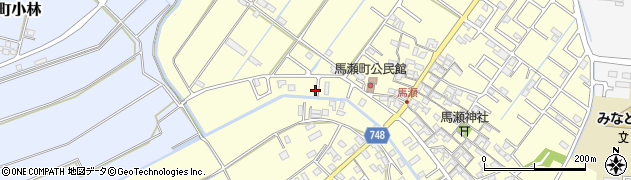 三重県伊勢市馬瀬町周辺の地図