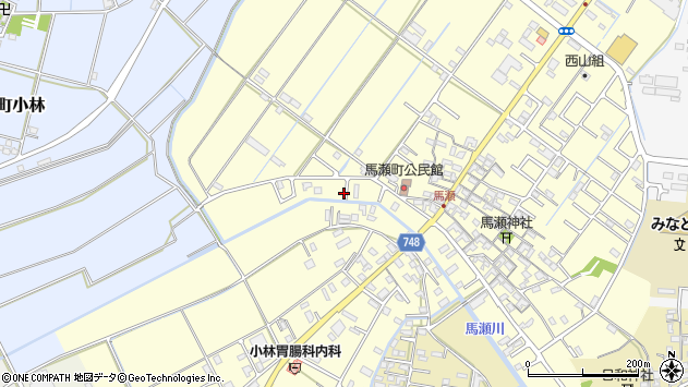 〒516-0002 三重県伊勢市馬瀬町の地図