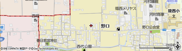 奈良県大和高田市野口602周辺の地図