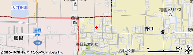 奈良県大和高田市野口688周辺の地図