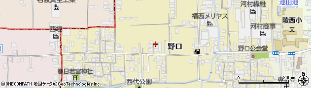 奈良県大和高田市野口603周辺の地図