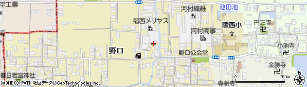 奈良県大和高田市野口575周辺の地図