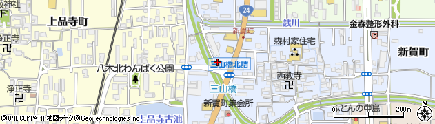 セブンイレブン橿原新賀町店周辺の地図