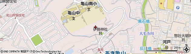 広島県広島市安佐北区亀山南周辺の地図