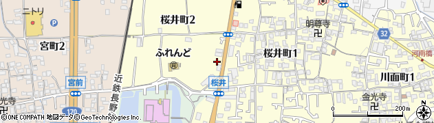 河南自動車周辺の地図