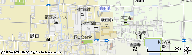 奈良県大和高田市野口222周辺の地図