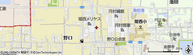 奈良県大和高田市野口197周辺の地図