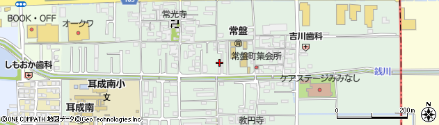 奈良県橿原市常盤町336周辺の地図