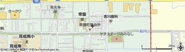 奈良県橿原市常盤町303周辺の地図