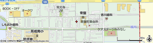 奈良県橿原市常盤町336-3周辺の地図