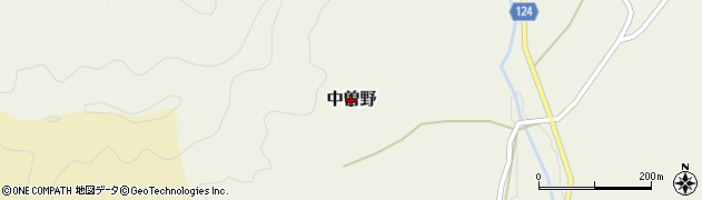 島根県津和野町（鹿足郡）中曽野周辺の地図