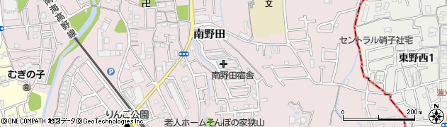 大阪府堺市東区南野田周辺の地図