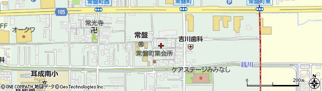 奈良県橿原市常盤町314-1周辺の地図