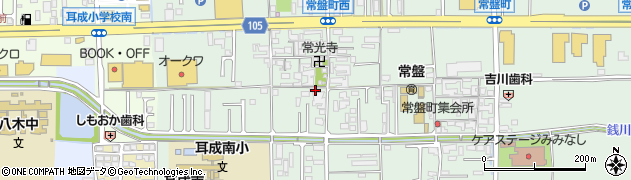 奈良県橿原市常盤町388周辺の地図
