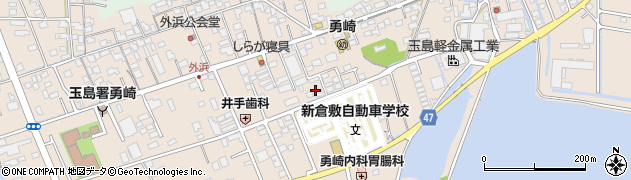 岡山県倉敷市玉島勇崎周辺の地図