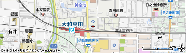 大和高田市立駐輪場サイクルポート近鉄高田北周辺の地図