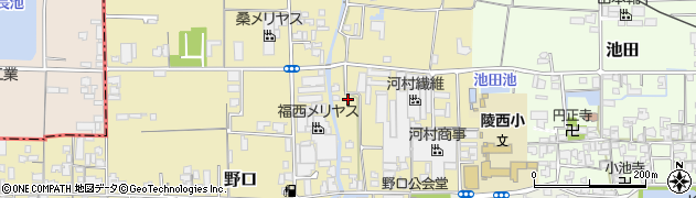 奈良県大和高田市野口216周辺の地図