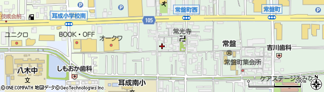 奈良県橿原市常盤町374周辺の地図