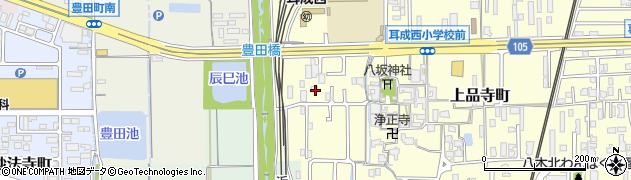 奈良県橿原市上品寺町308周辺の地図