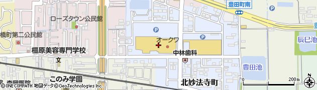 オークワ橿原真菅店周辺の地図