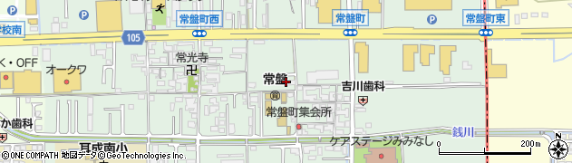 奈良県橿原市常盤町329-3周辺の地図