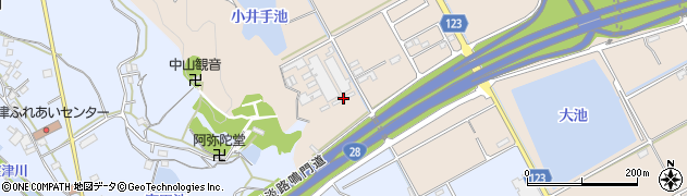 兵庫県淡路市育波2055周辺の地図