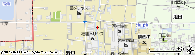 奈良県大和高田市野口239周辺の地図