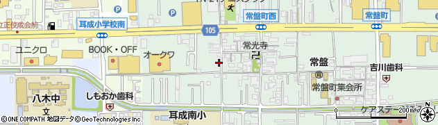 奈良県橿原市常盤町406周辺の地図