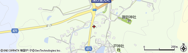 岡山県浅口市金光町佐方2585周辺の地図