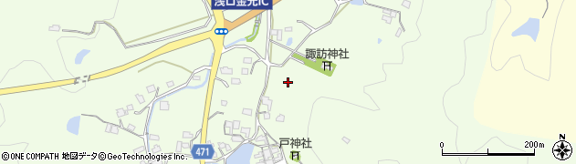 岡山県浅口市金光町佐方2481周辺の地図