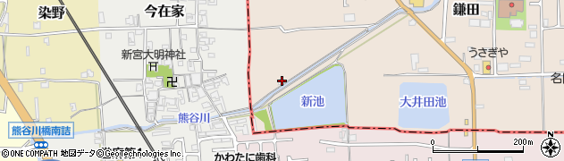 奈良県香芝市鎌田269周辺の地図