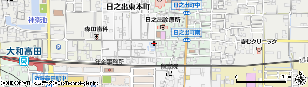 大和高田日之出郵便局 ＡＴＭ周辺の地図