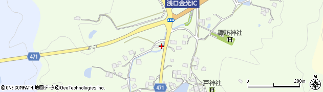 岡山県浅口市金光町佐方2240周辺の地図
