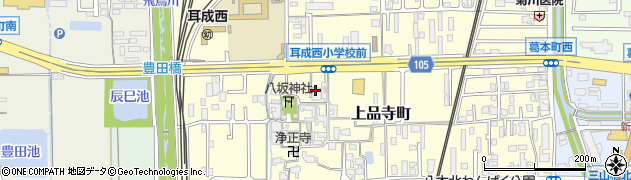 奈良県橿原市上品寺町285-2周辺の地図